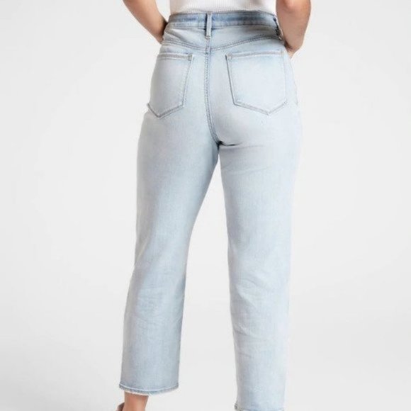Athleta Sculptek Straight Leg Ankle Jeans size 4T - Picture 2 of 5
